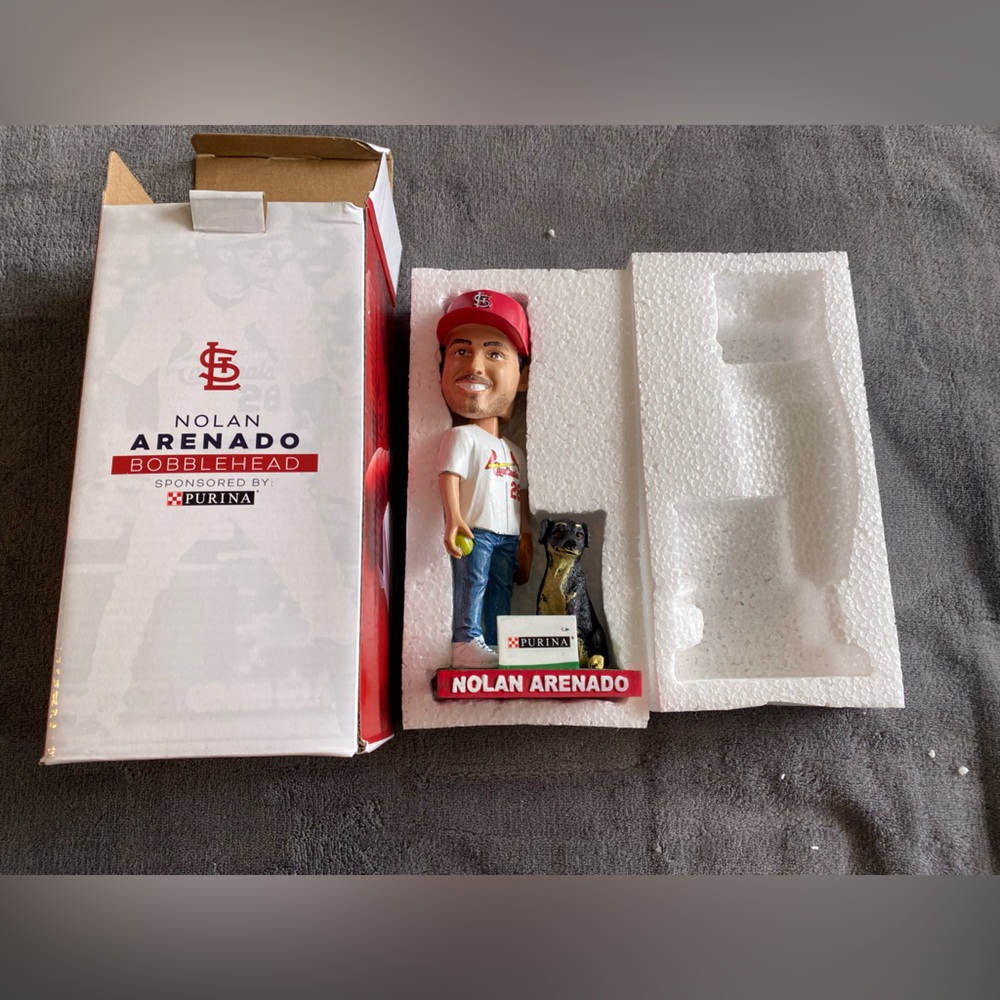 St. Louis Cardinals and Purina Nolan Arenado Pet Bobblehead Giveaway 4/30/2022